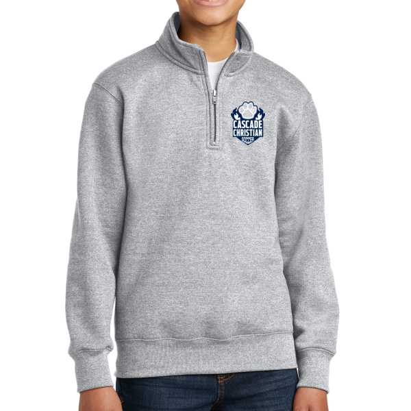 CCS Soccer - Youth Core Fleece 1/4 Zip Pullover Sweatshirt Thumbnail